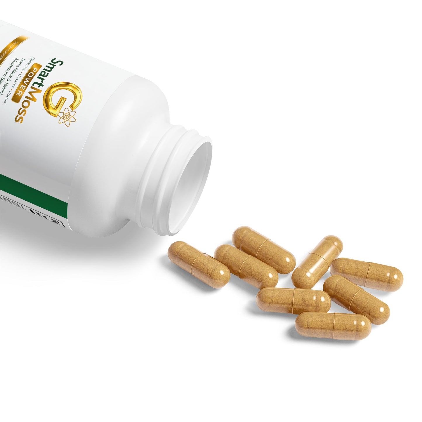 Smart Moss Power + | Clarity, Focus, Brain Elevation (60 Capsules)