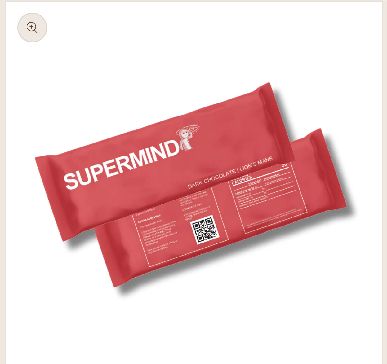 Supermind Lionsmane Chocolate 2 Bars
