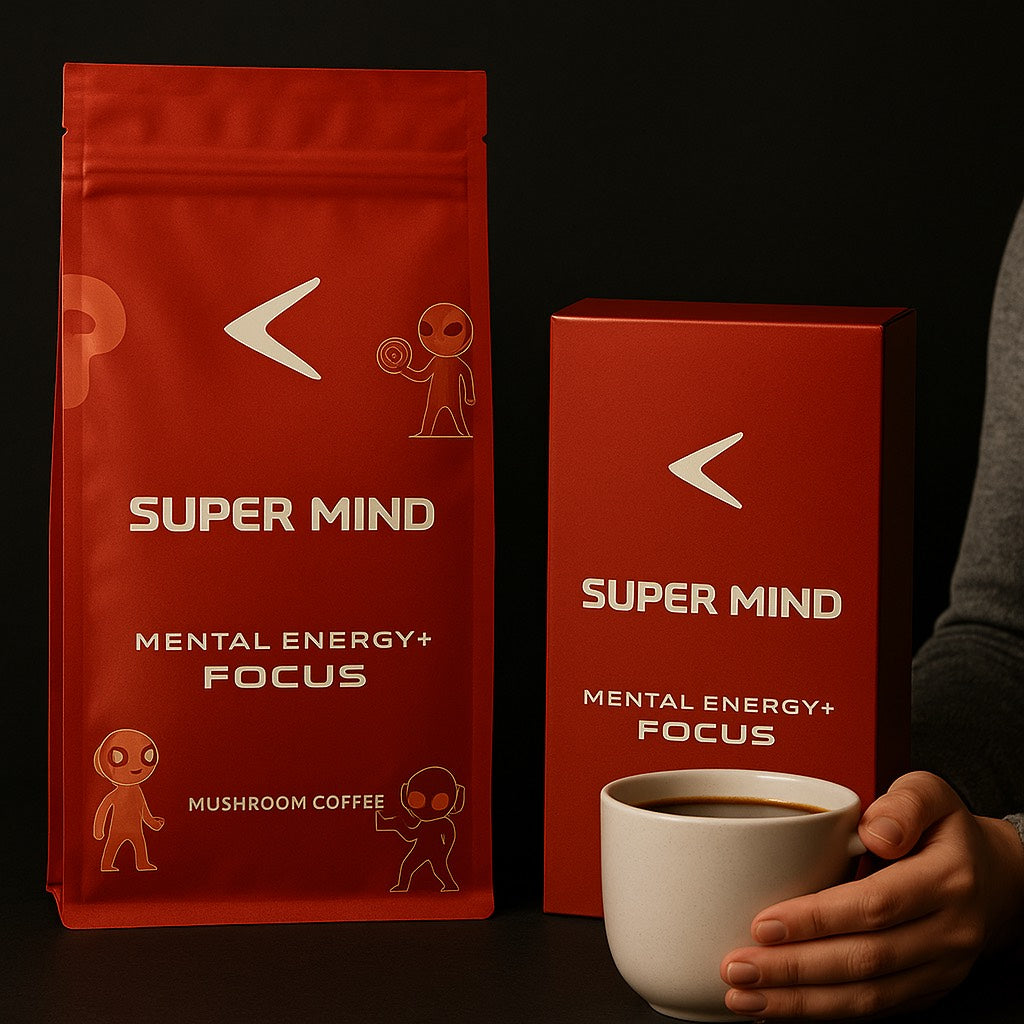 Super Mind Lionsmane Organic Arabica Instant Coffee (Pre-Order) 6-8 weeks Shipping 1 Coffee order per person only*