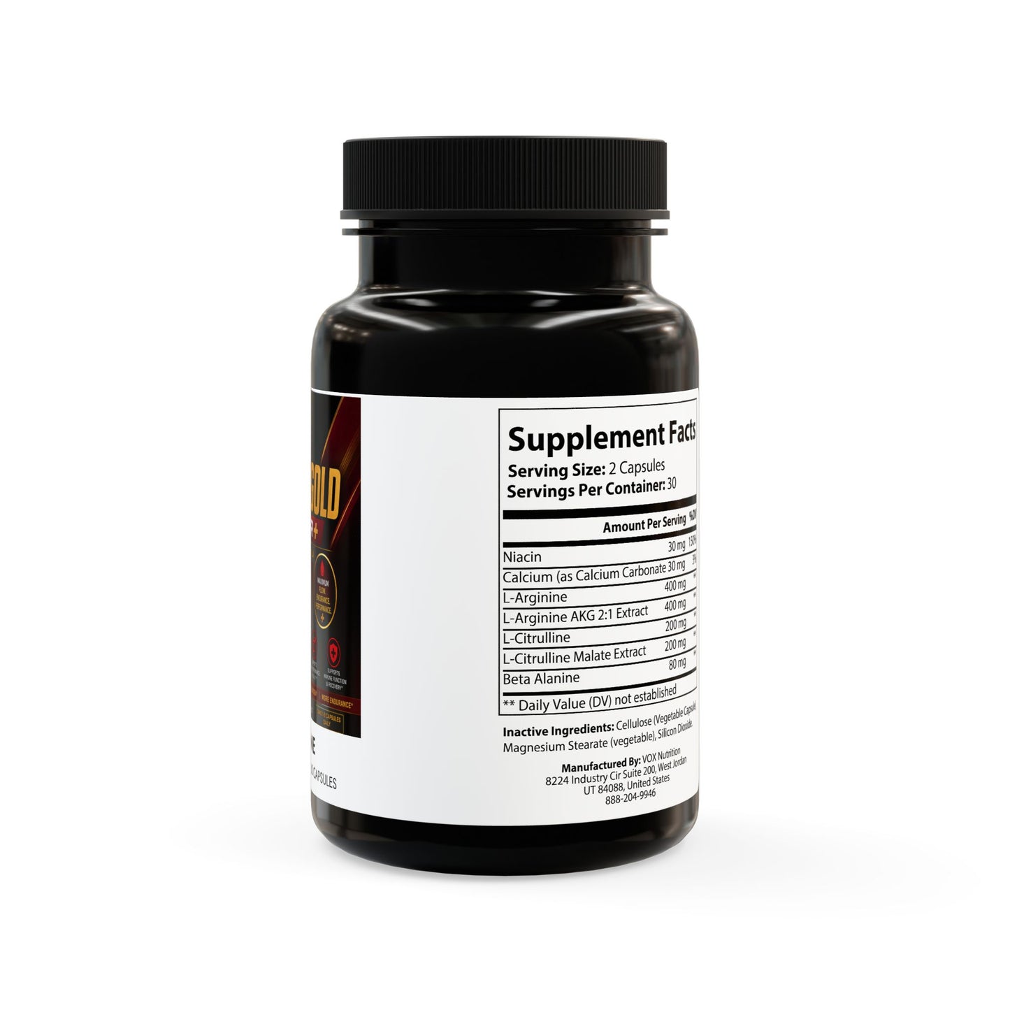 EnduraGOLD Power+ | 60 veggie Capsules| formally Sport Moss New and Improved Formula