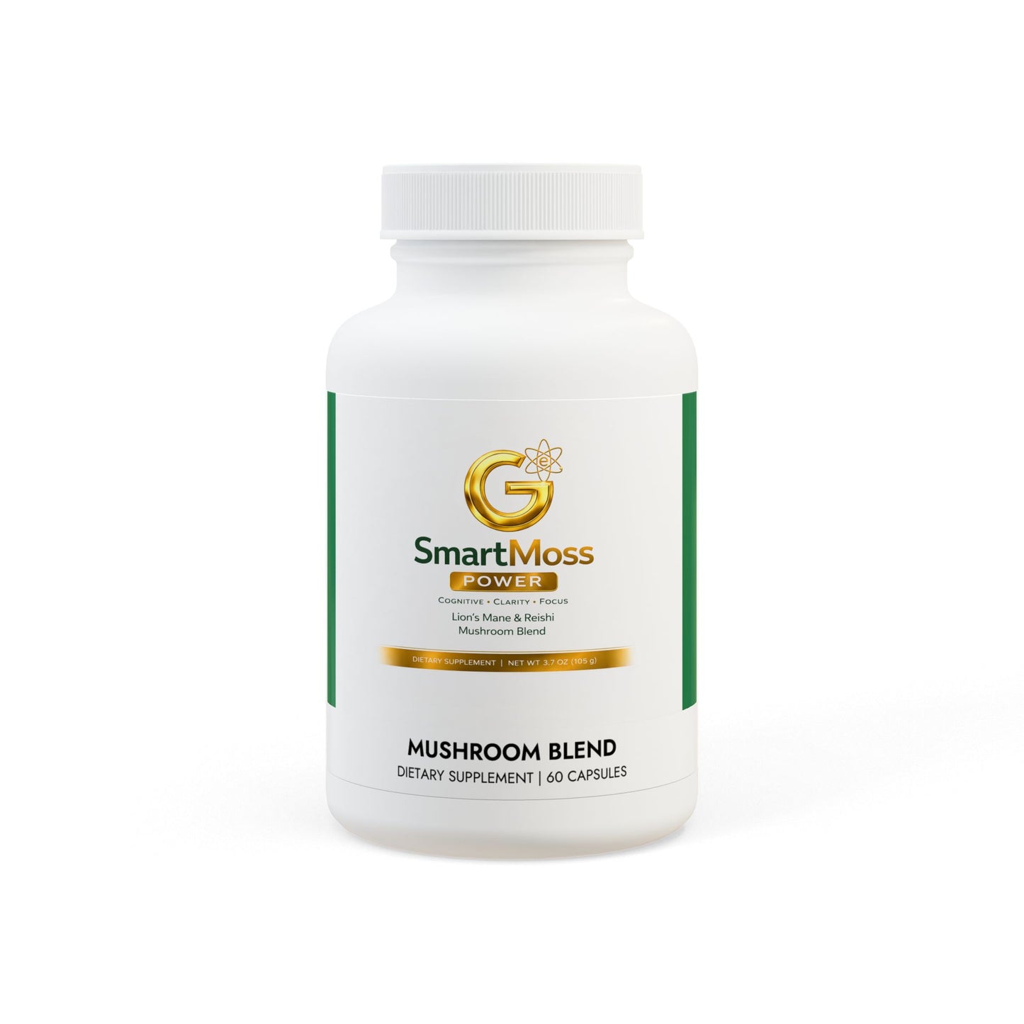 Smart Moss Power + | Clarity, Focus, Brain Elevation (60 Capsules)