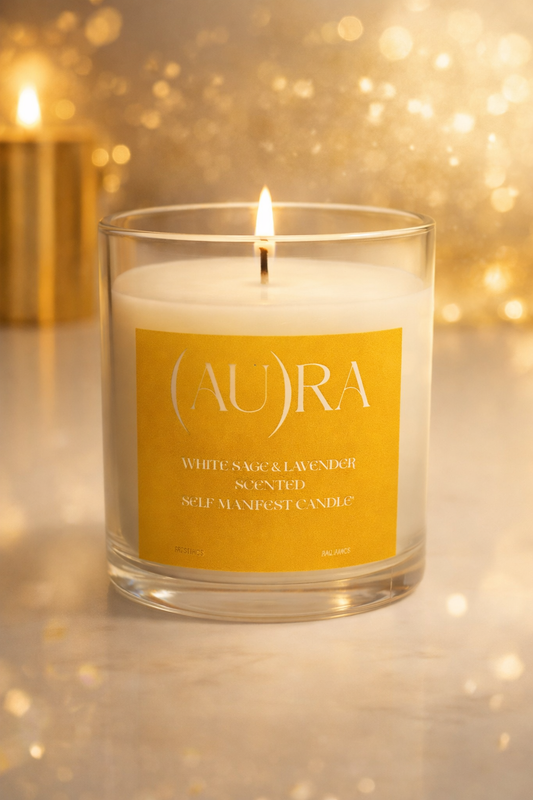 Aura | Gold Lavender and Sage Scented Candle