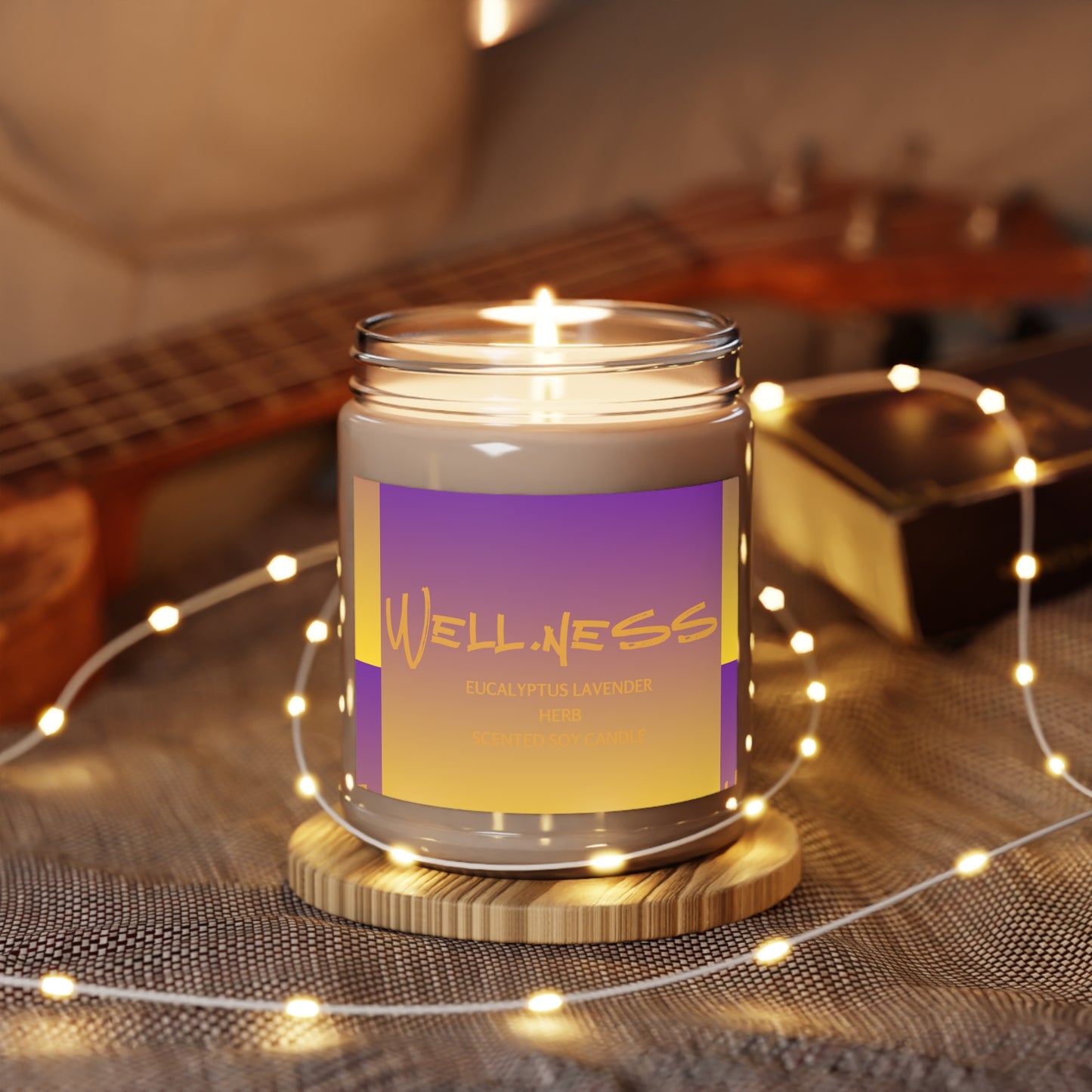 The Well.Ness Collection| Goldewater Health| Eucalyptus Lavender + Herb Scented Candle