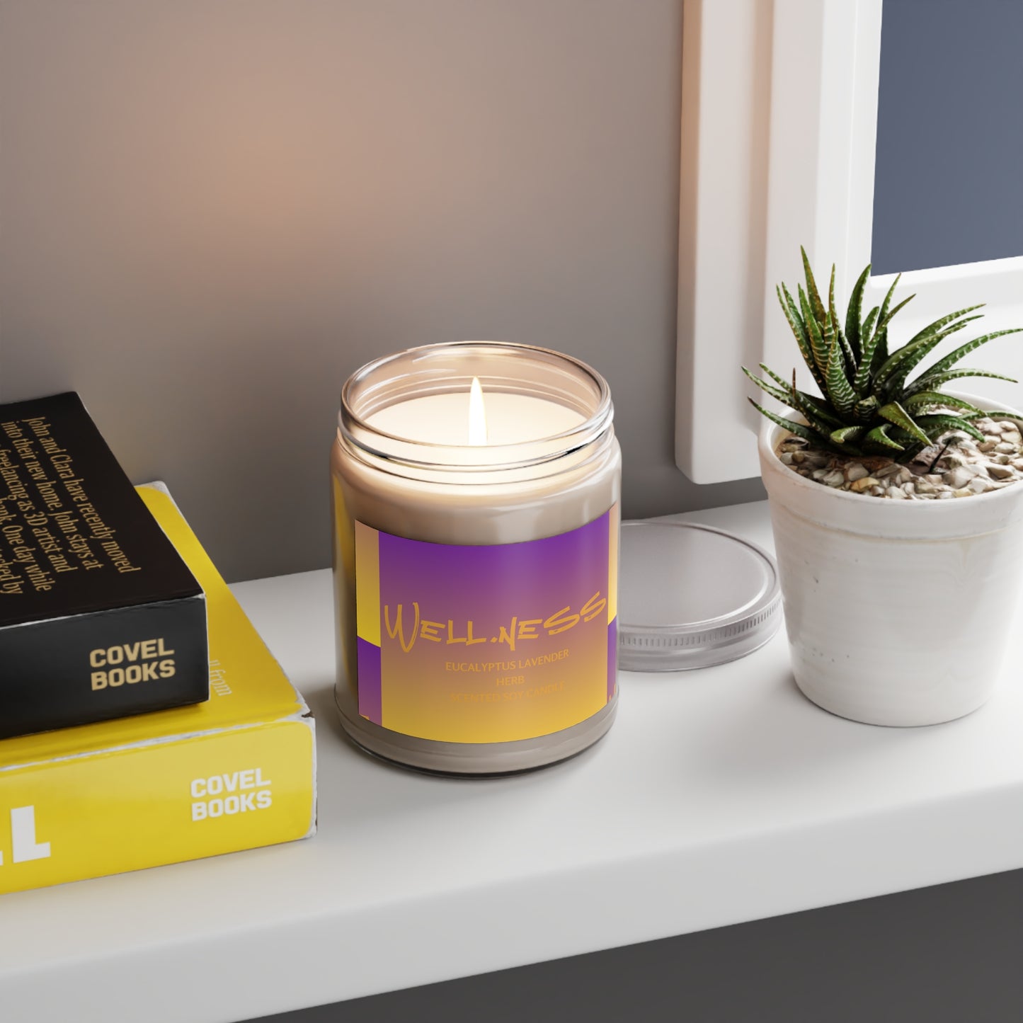 The Well.Ness Collection| Goldewater Health| Eucalyptus Lavender + Herb Scented Candle