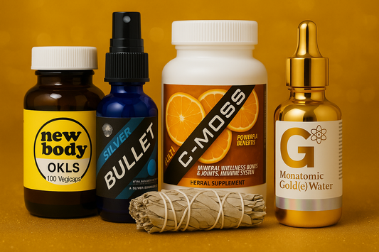 Resolute Detox and Immunity Power Pack - 5 Product Bundle (Pre Order) takes 2 weeks to ship please note includes free Palo Santo